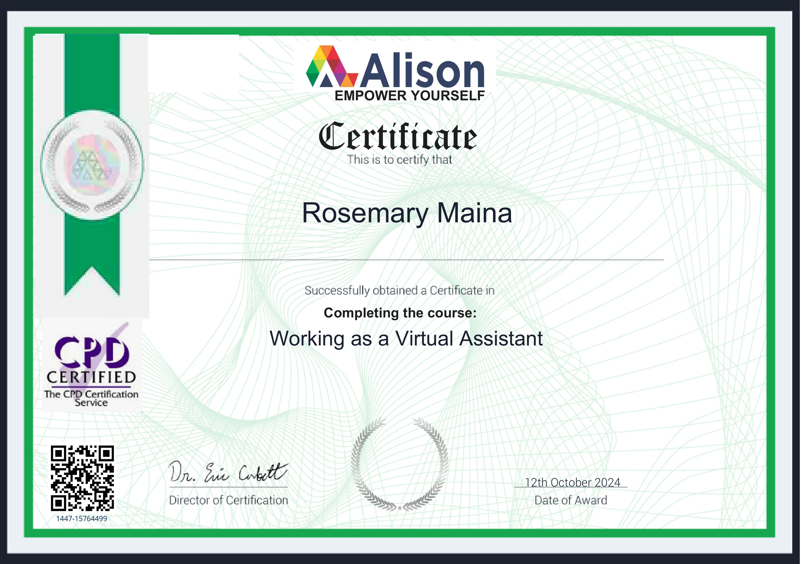 Certification 2